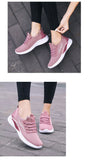 Mia - Autumn Women Pink Mesh Shoes