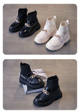 Lucy - Girls Leather Boots Fashion