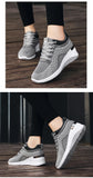 Mina - Spring Women Wedge Sneakers Shoes
