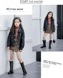 Isla - Girls Long Boots Black Fashion Autumn Winter